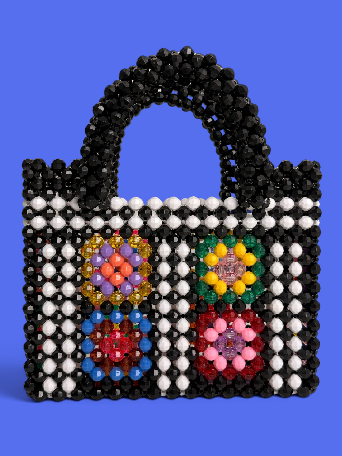 Granny Square Bead Bag